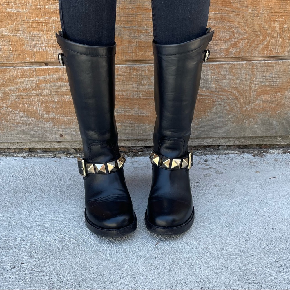 Valentino Rock stud Moto biker boots, size 39 - Picture 4 of 16
